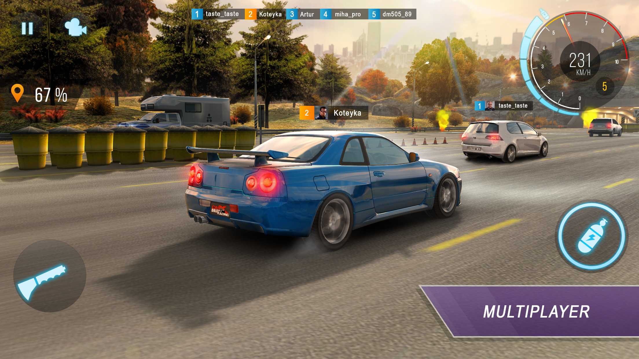 مراجعة لعبة CarX Highway Racing: سباقات الشوارع بواقعية مذهلة 1 لعبة CarX Highway Racing