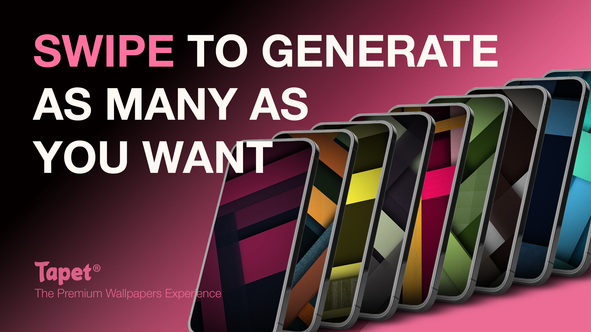 مراجعة تطبيق Tapet Wallpapers Generator : تطبيق مبتكر لإنشاء خلفيات فريدة بجودة عالية 3 تطبيق Tapet Wallpapers Generator