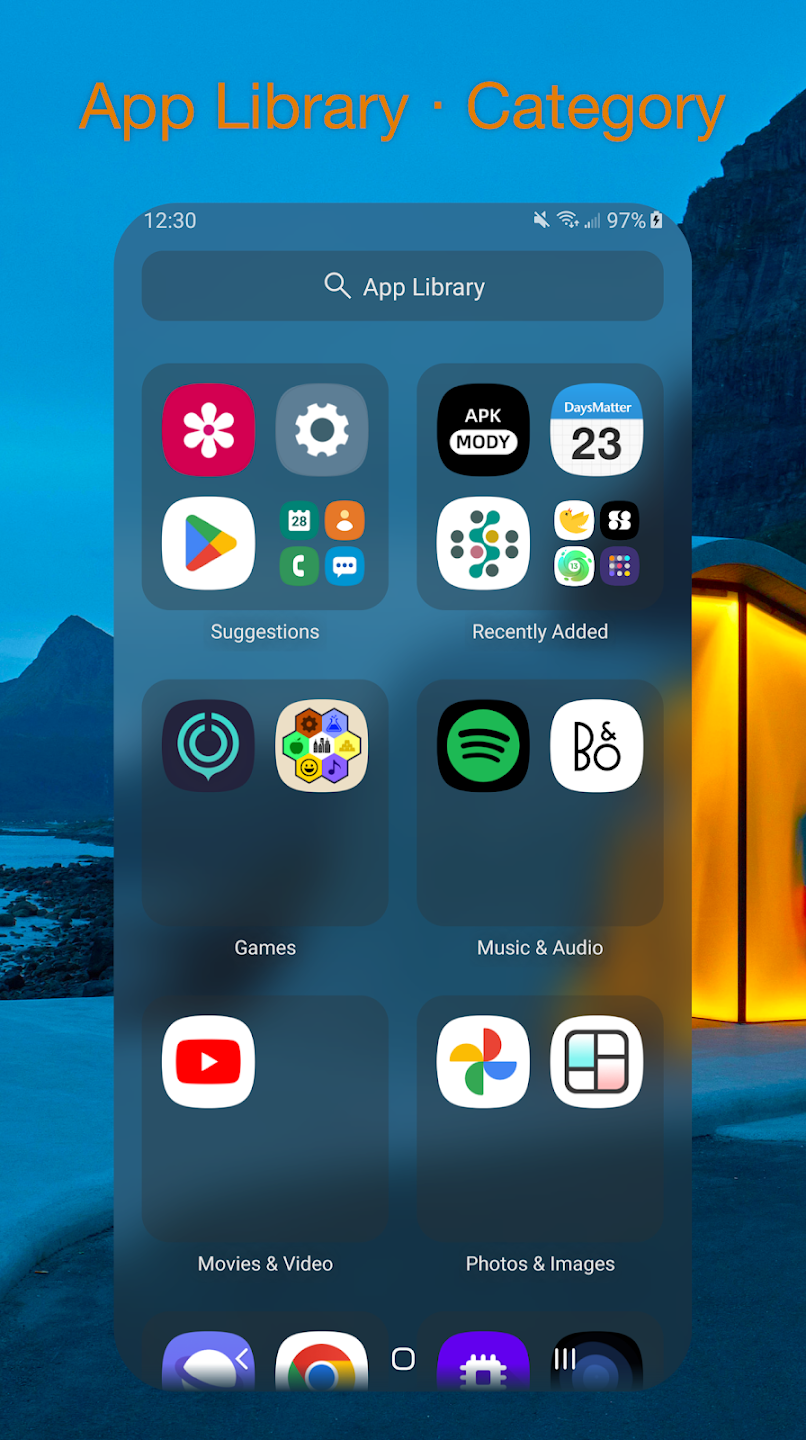 مراجعة تطبيق DNA Launcher V1.0: لانشر متطور لتخصيص هاتفك بأداء سريع وتصميم أنيق 4 تطبيق DNA Launcher