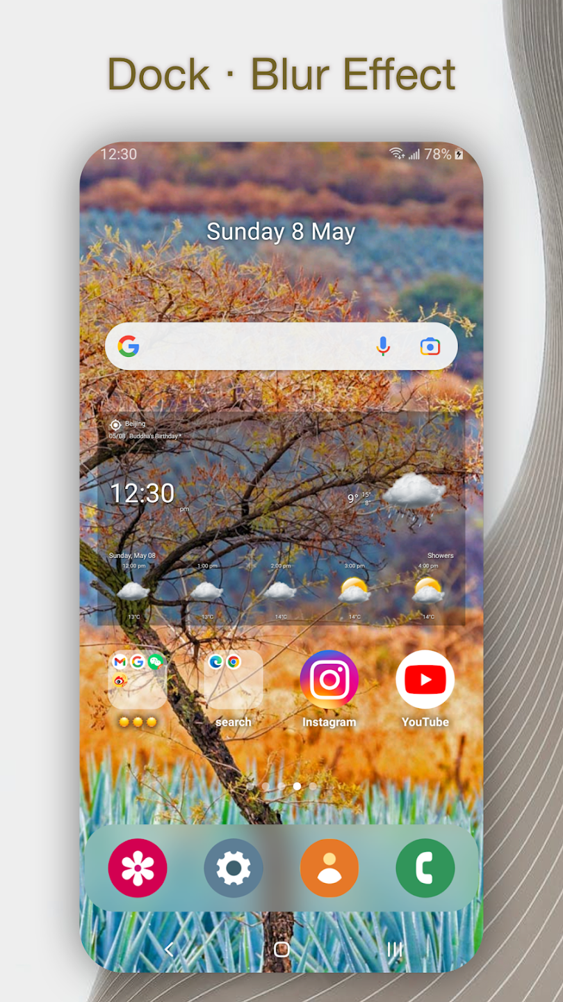 مراجعة تطبيق DNA Launcher V1.0: لانشر متطور لتخصيص هاتفك بأداء سريع وتصميم أنيق 2 تطبيق DNA Launcher