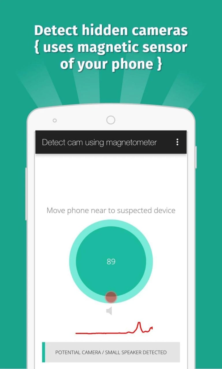 مراجعة تطبيق Hidden Camera Detector أفضل تطبيق لكشف كاميرات التجسس والمراقبة 1 تطبيق Hidden Camera Detector